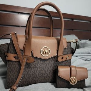 Michael Kors "Carmen" Medium Satchel & Wallet